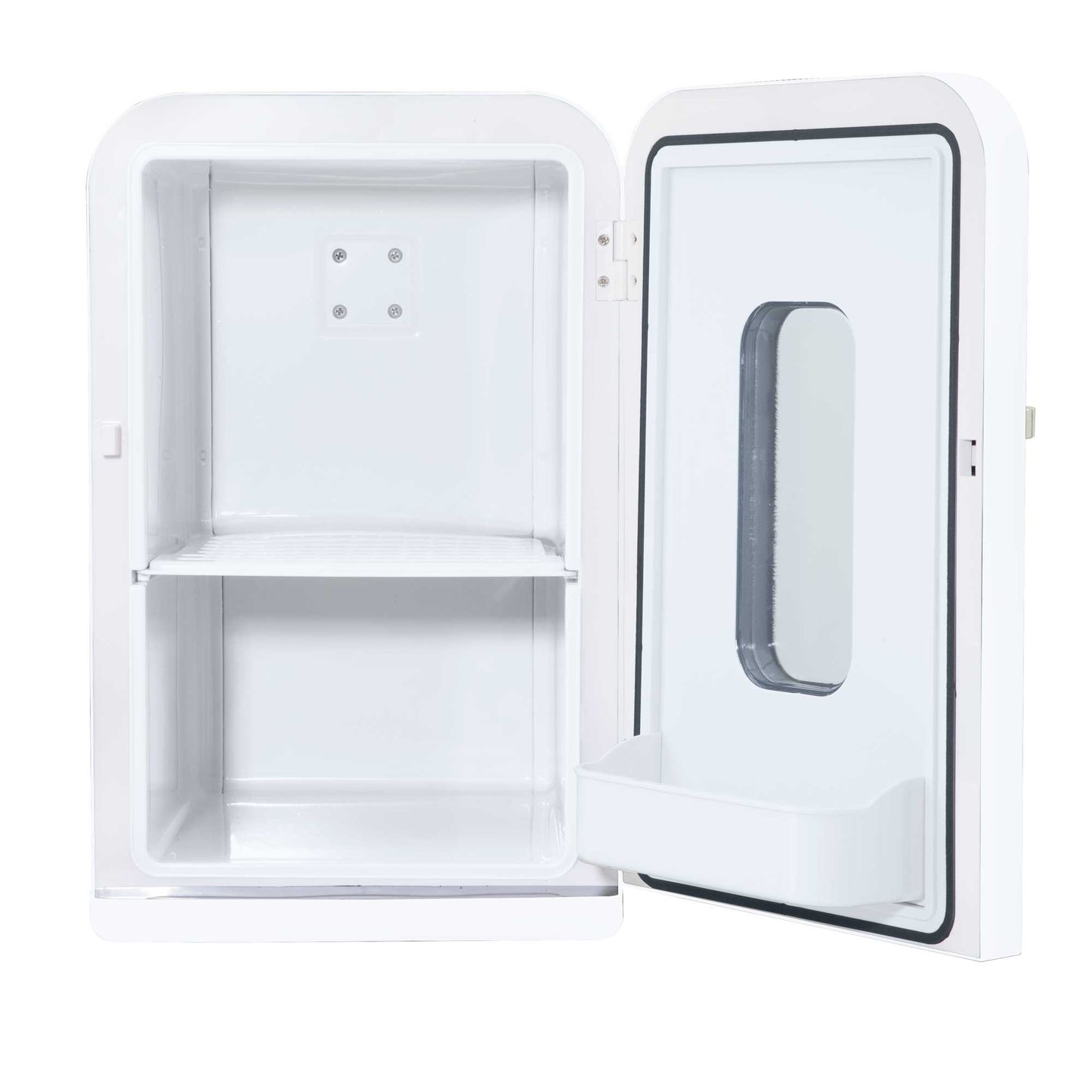 Baridi 15L Mini Fridge Cooler, 12V/230V, For Makeup, Cars, Bedrooms, Camping, White - DH94