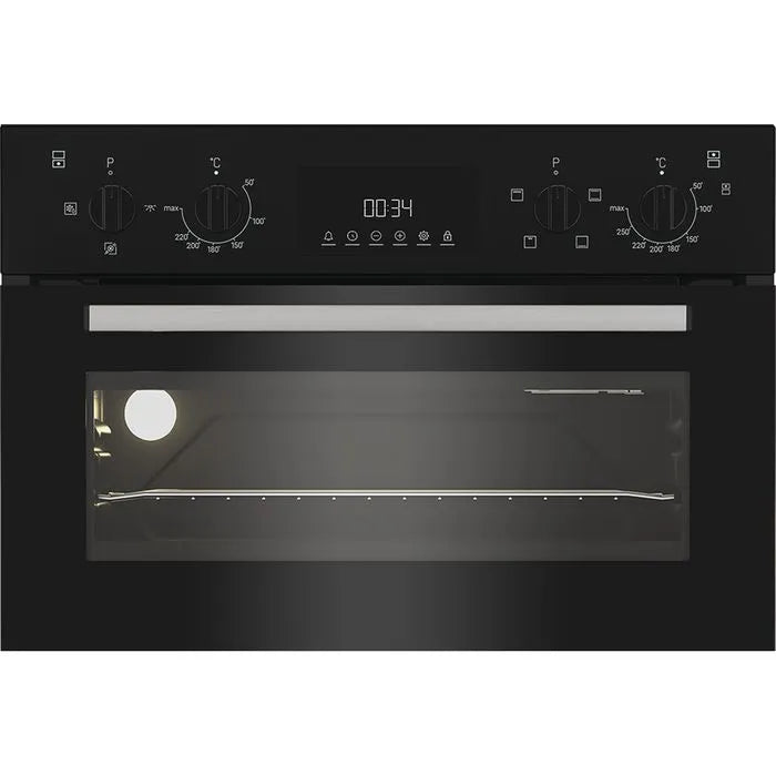 Indesit Built-in Electric Fan Double Oven | DII10DB | Black