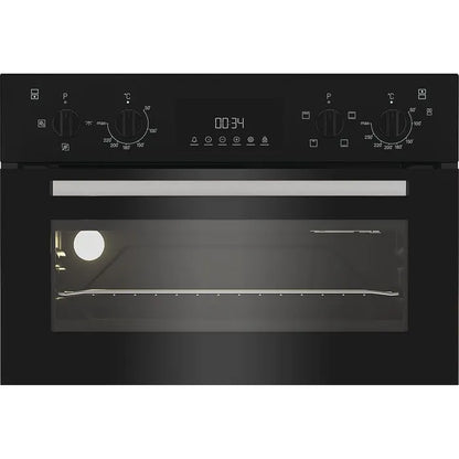 Indesit Built-in Electric Fan Double Oven | DII10DB | Black