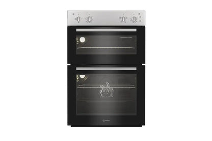 Indesit Built-in Electric Fan Double Oven | DII10NS | Silver