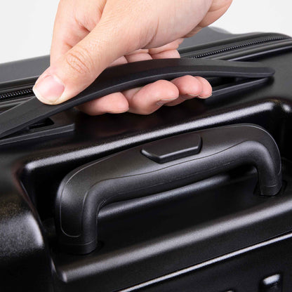 3-Piece Lightweight ABS/PC Luggage Set with TSA Locks  - 20", 24", 28" - Black - DL10