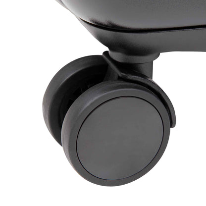 3-Piece Lightweight ABS/PC Luggage Set with TSA Locks  - 20", 24", 28" - Black - DL10