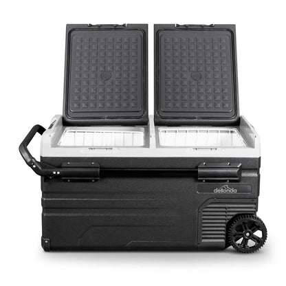 75L Portable Car Fridge, Freezer, 12/24V Dual Zone Compressor - DL127