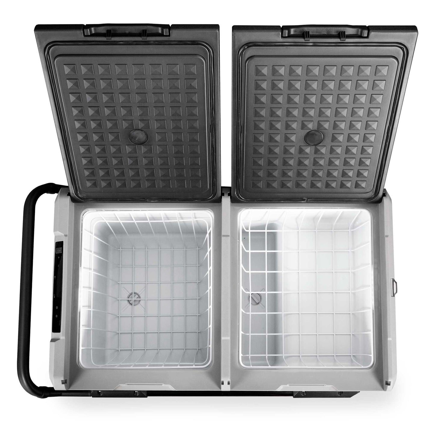 75L Portable Car Fridge, Freezer, 12/24V Dual Zone Compressor - DL127