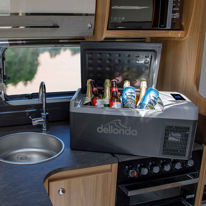 15L Portable Car Fridge, Freezer, Cool Box, 12/24V Compressor - DL12