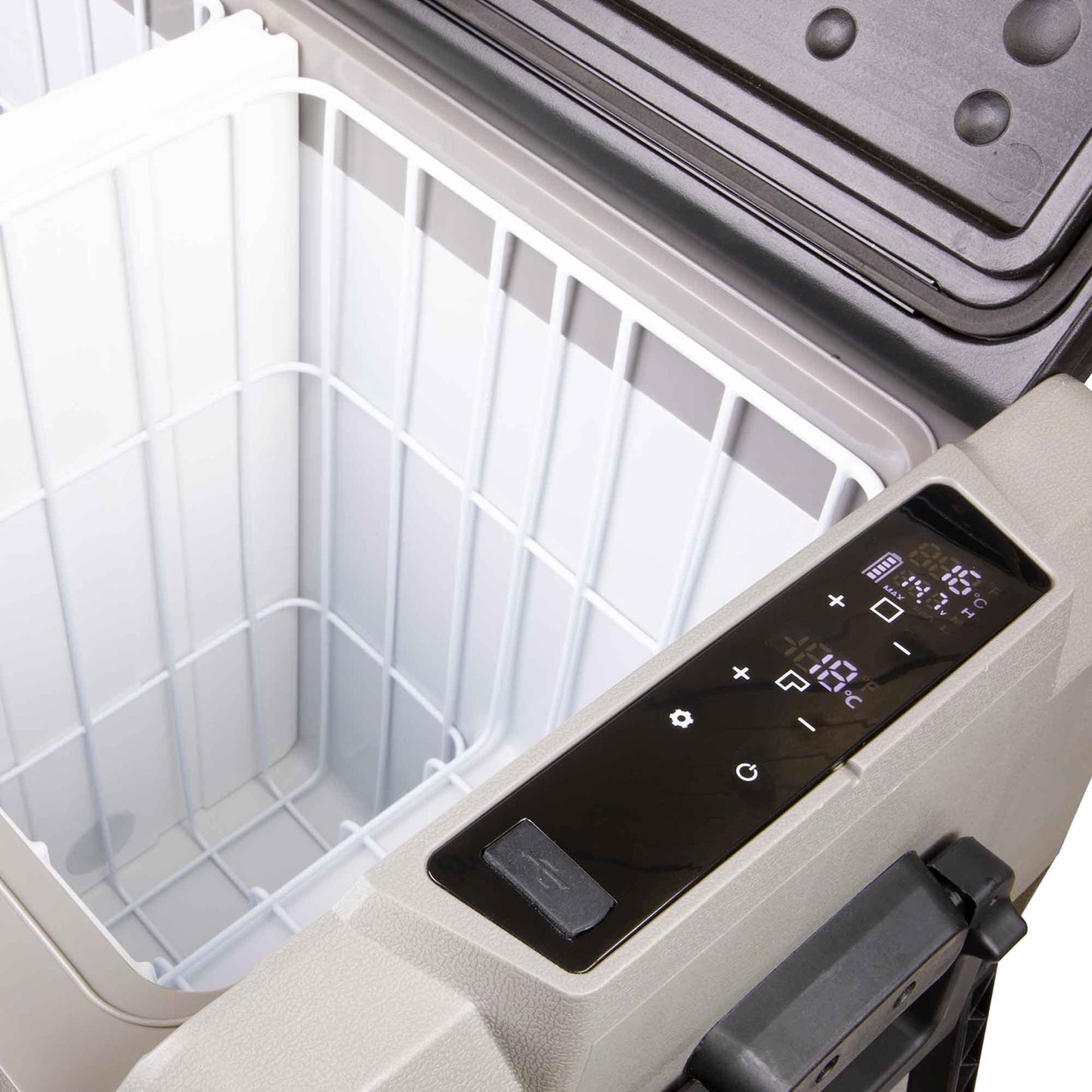 Dellonda 36L Portable Car Fridge, Freezer, 12/24/230V Dual Zone Compressor - DL131