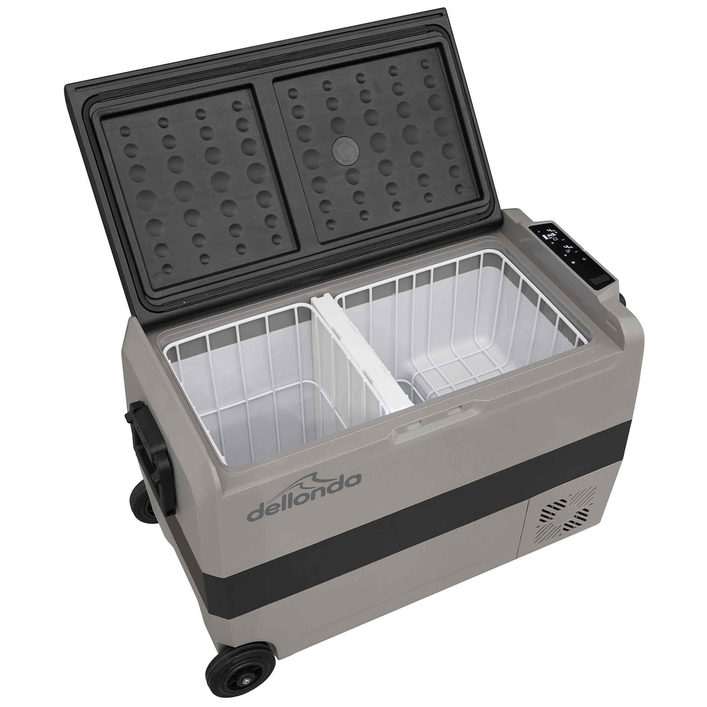 50L Portable Car Fridge, Freezer, 12/24/230V Dual Zone Compressor - DL132