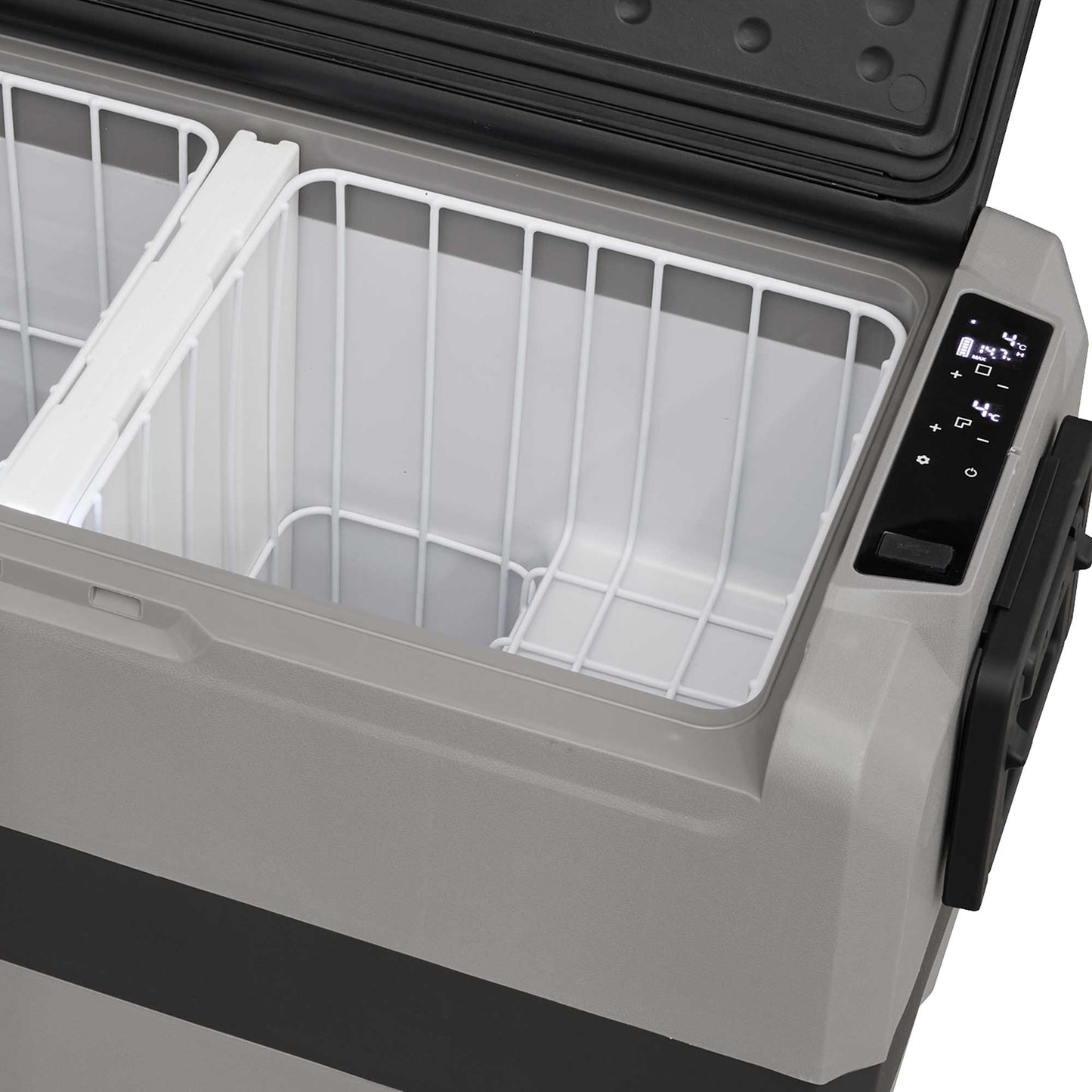 50L Portable Car Fridge, Freezer, 12/24/230V Dual Zone Compressor - DL132