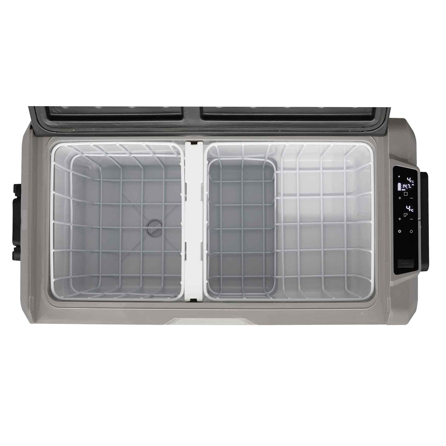 50L Portable Car Fridge, Freezer, 12/24/230V Dual Zone Compressor - DL132