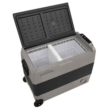 60L Portable Car Fridge, Freezer, 12/24/230V Dual Zone Compressor - DL133