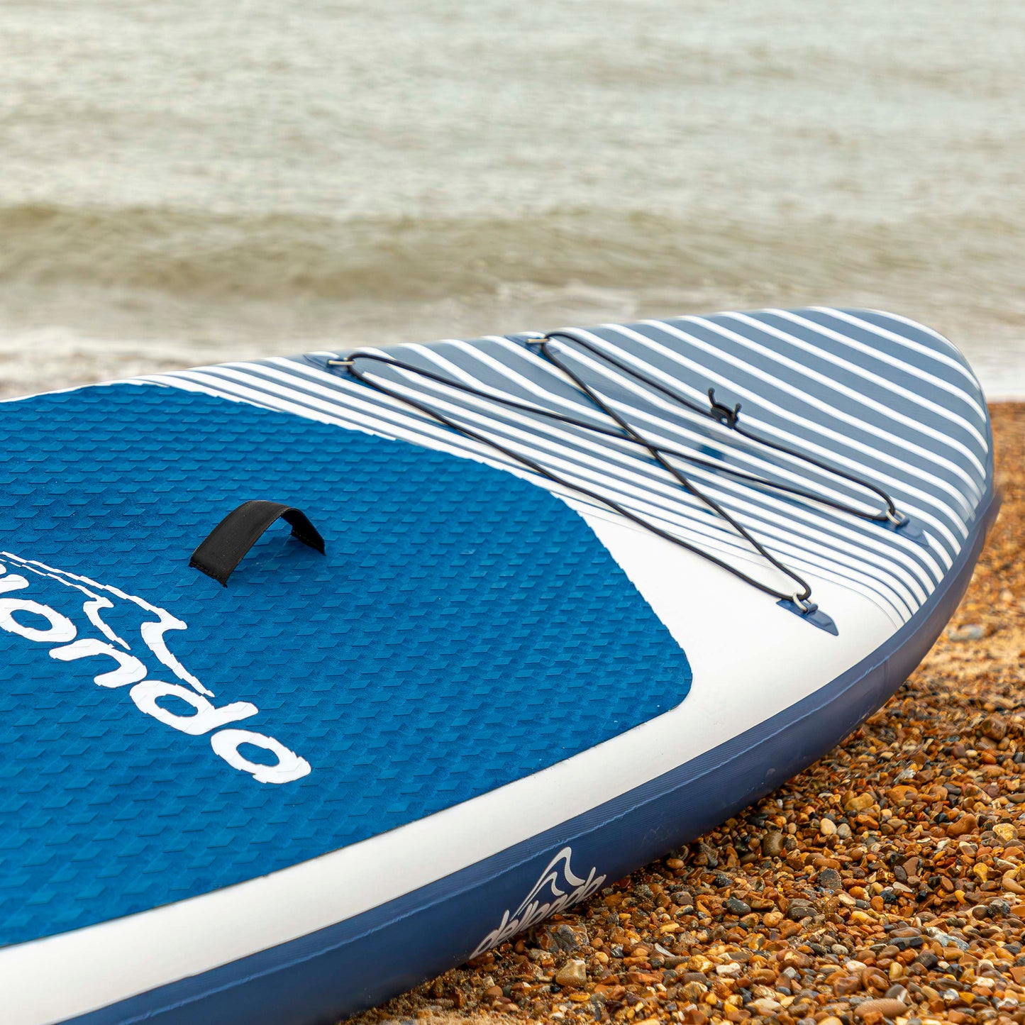 Inflatable Stand Up Paddle Board, SUP, Blue/White, 10'2", Leash, Pump, Carry Bag, DL153