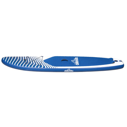 Inflatable Stand Up Paddle Board, SUP, Blue/White, 10'2", Leash, Pump, Carry Bag, DL153