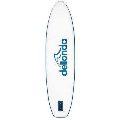 Inflatable Stand Up Paddle Board, SUP, Blue/White, 10'2", Leash, Pump, Carry Bag, DL153