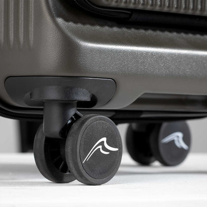 Dellonda 20" Cabin Size Luggage with Laptop Compartments, Dual TSA Lock, USB & 4 360° Wheels - DL157