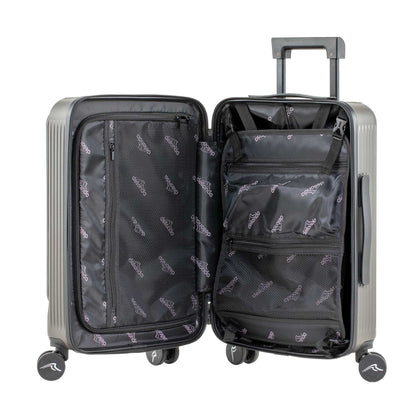 Dellonda 20" Cabin Size Luggage with Laptop Compartments, Dual TSA Lock, USB & 4 360° Wheels - DL157