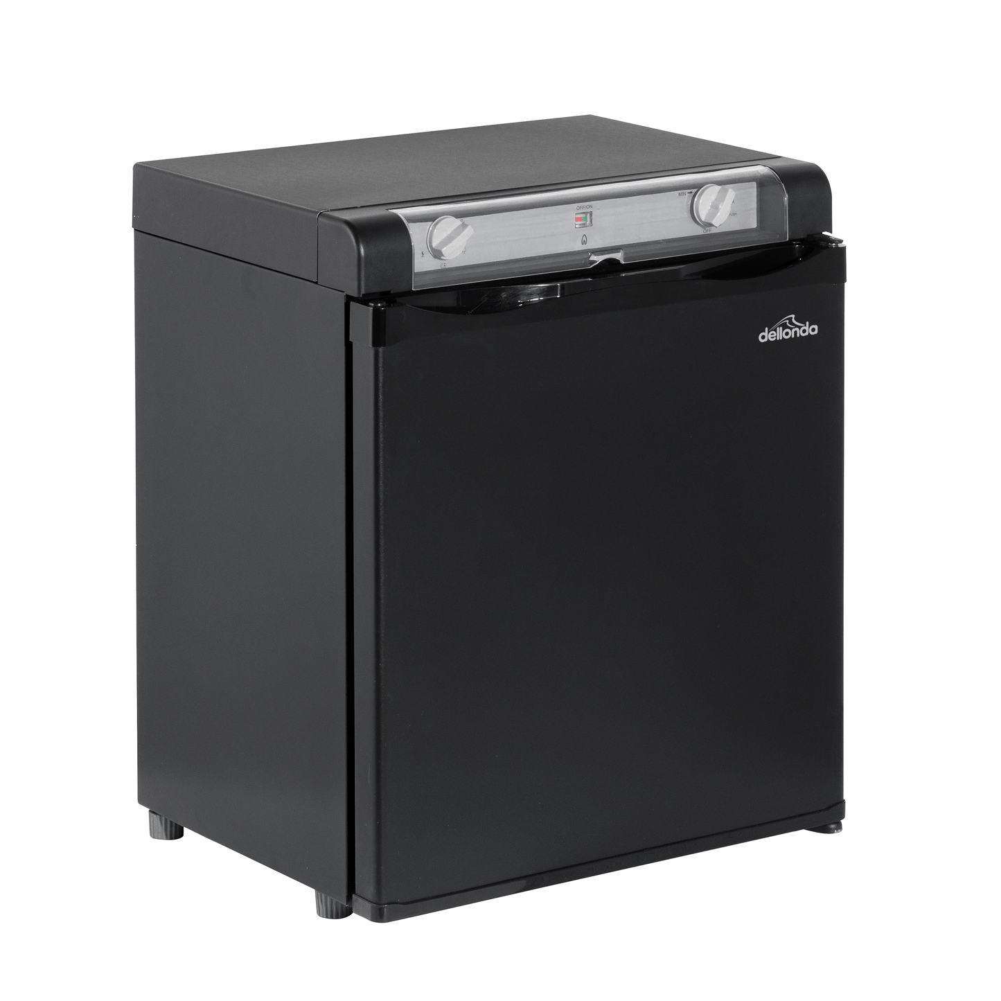 3 Way Fridge, Gas/12V/230V, 40L, for Camping, Motorhome, Truck - Black - DL158