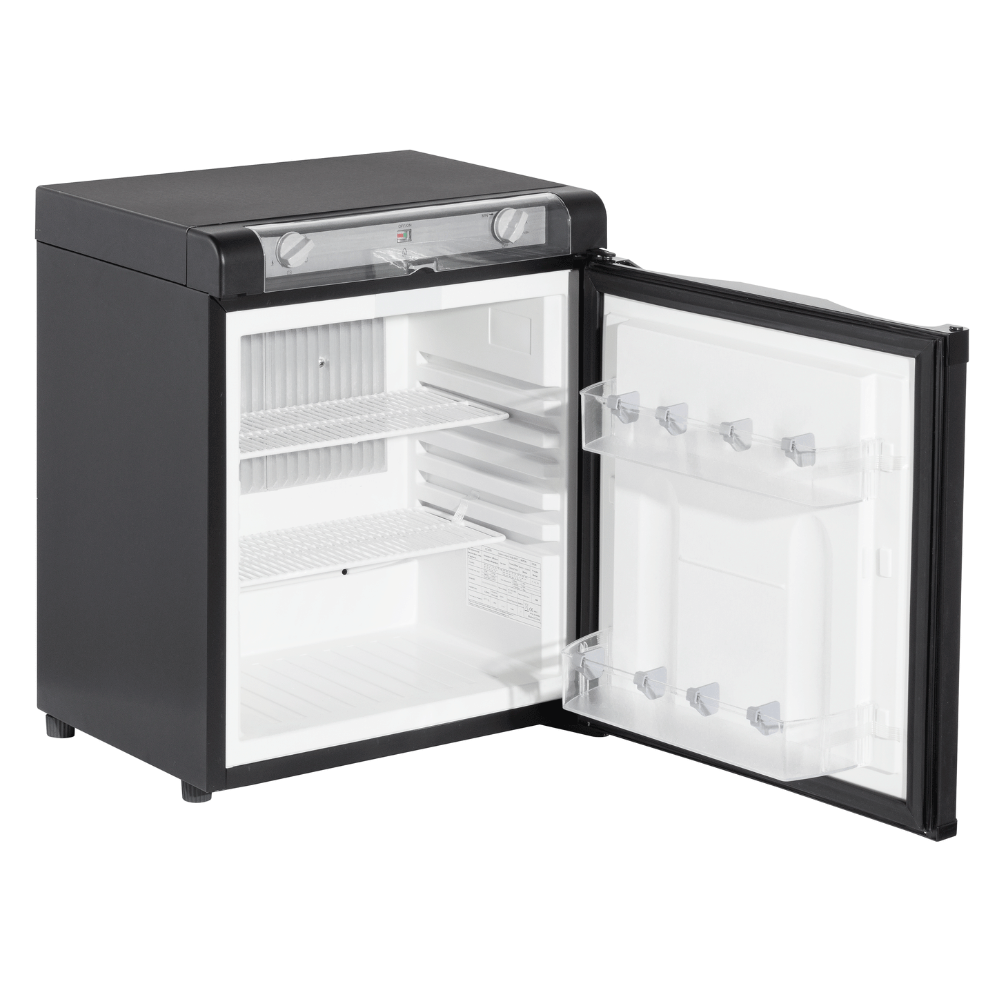 3 Way Fridge, Gas/12V/230V, 40L, for Camping, Motorhome, Truck - Black - DL158