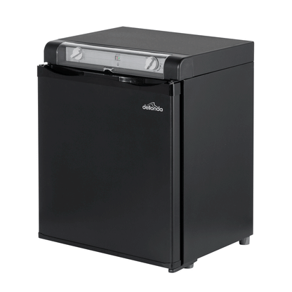 3 Way Fridge, Gas/12V/230V, 40L, for Camping, Motorhome, Truck - Black - DL158