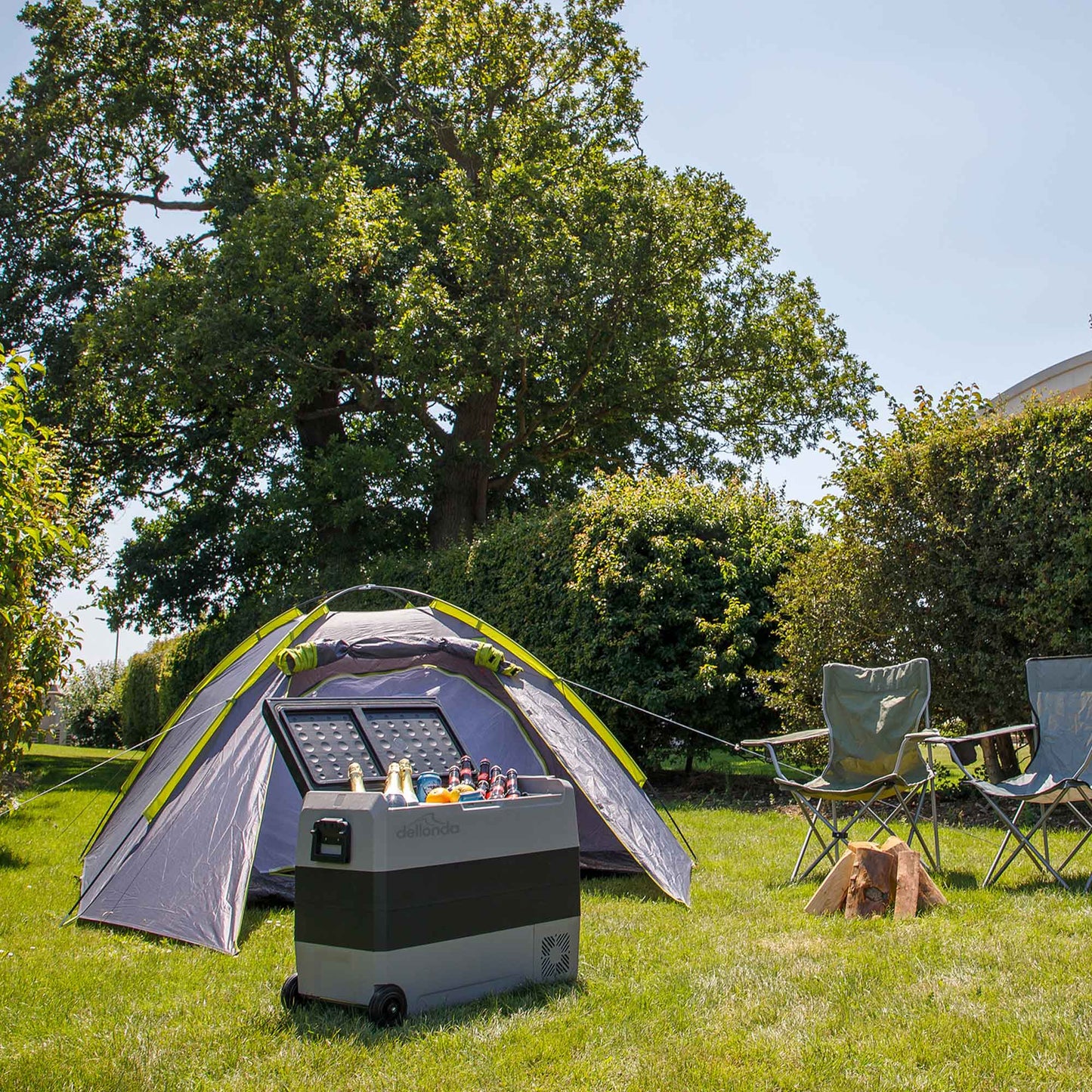 60L Portable Car Fridge, Freezer, 12/24V Dual Zone Compressor - DL15