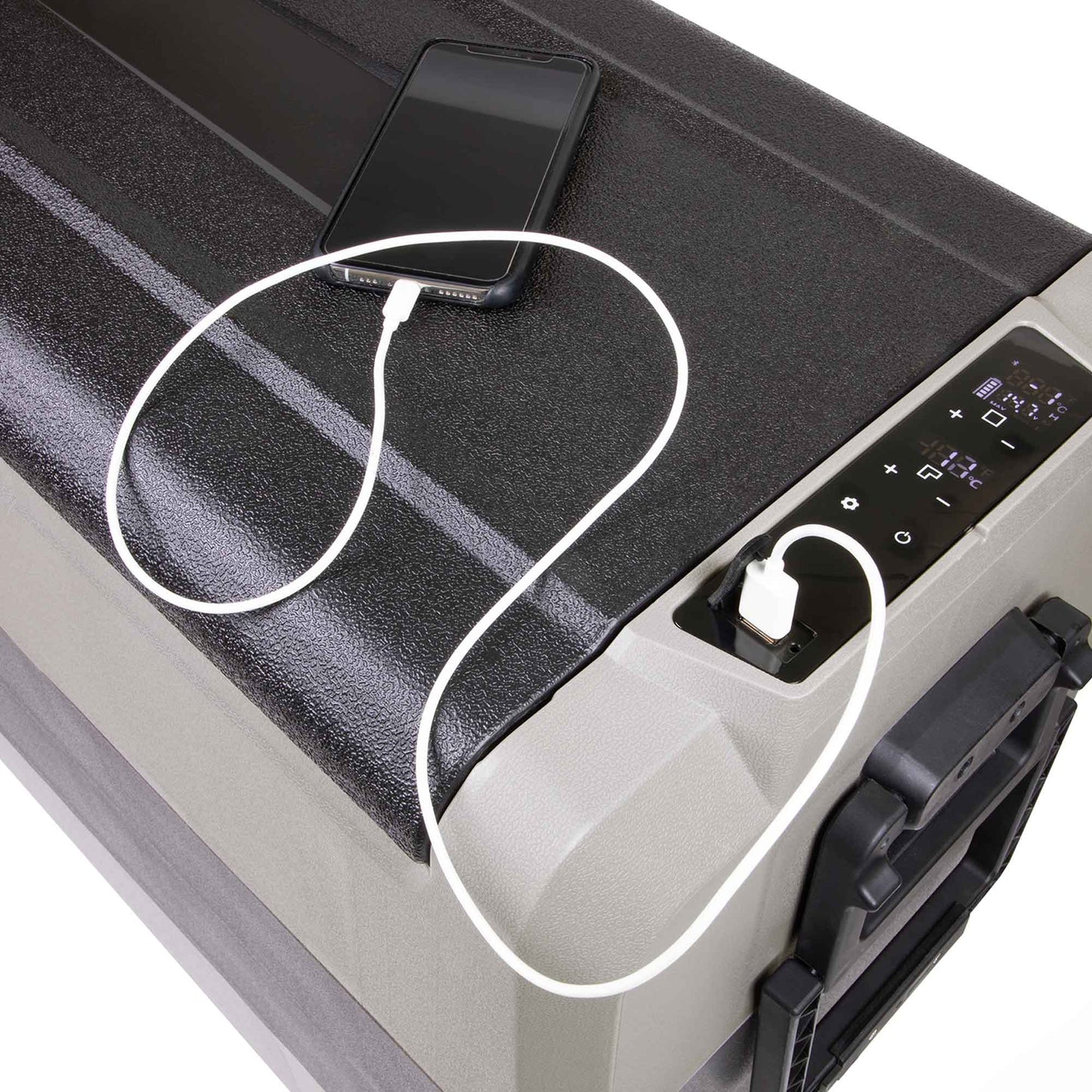 60L Portable Car Fridge, Freezer, 12/24/230V Dual Zone Compressor - DL133