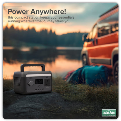 300W Portable Power Station, 204Wh, with 110W Foldable Solar Panel – DL178
