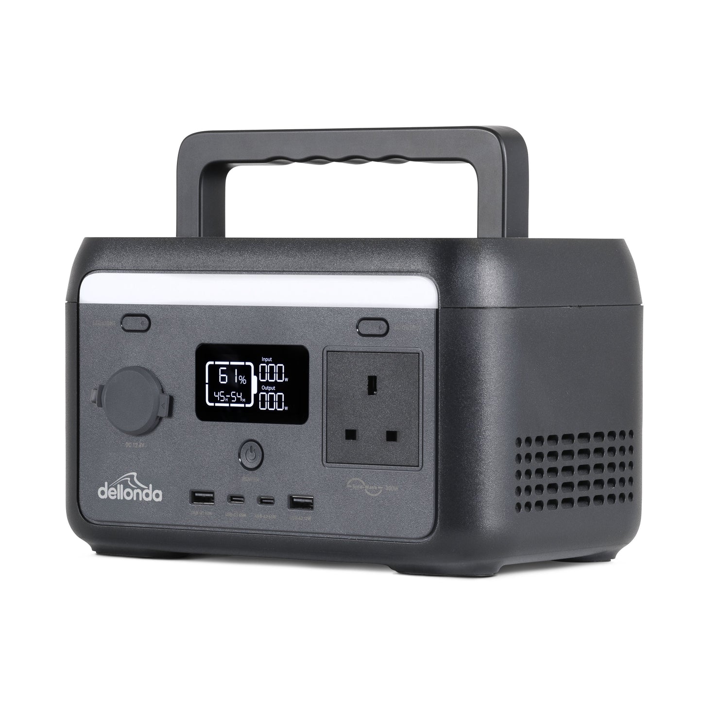 Portable Power Station, 300W, 204Wh, LiFePO4 Battery, 230V - DL160
