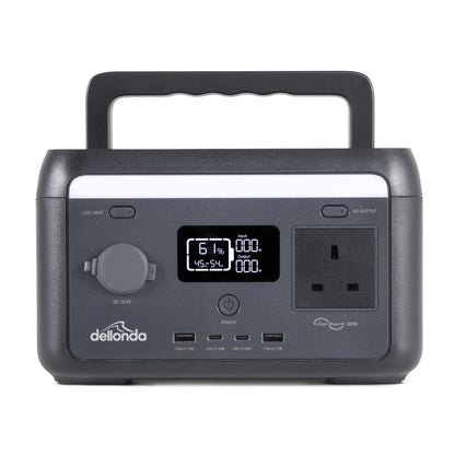 Portable Power Station, 300W, 204Wh, LiFePO4 Battery, 230V - DL160