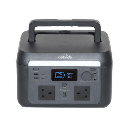 Portable Power Station, 600W, 512Wh, LiFePO4 Battery, 230V - DL161