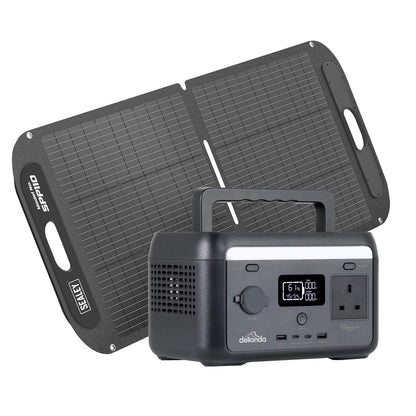 300W Portable Power Station, 204Wh, with 110W Foldable Solar Panel – DL178