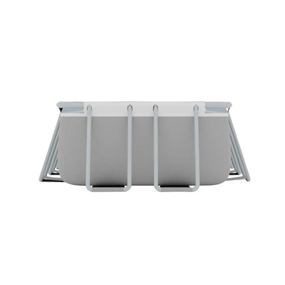 13ft Deluxe Steel Frame Swimming Pool Rectangular with Filter Pump - DL21