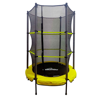 55" Kids Mini Trampoline with Safety Enclosure Net - Ages 3 to 8 - DL65