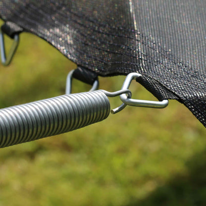 6ft Heavy Duty Outdoor Trampoline for Kids with Safety Enclosure Net, Includes Anchors & Ladder - DL92