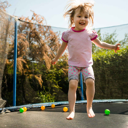 10ft Heavy-Duty Outdoor Trampoline For Kids with Safety Enclosure Net - DL68