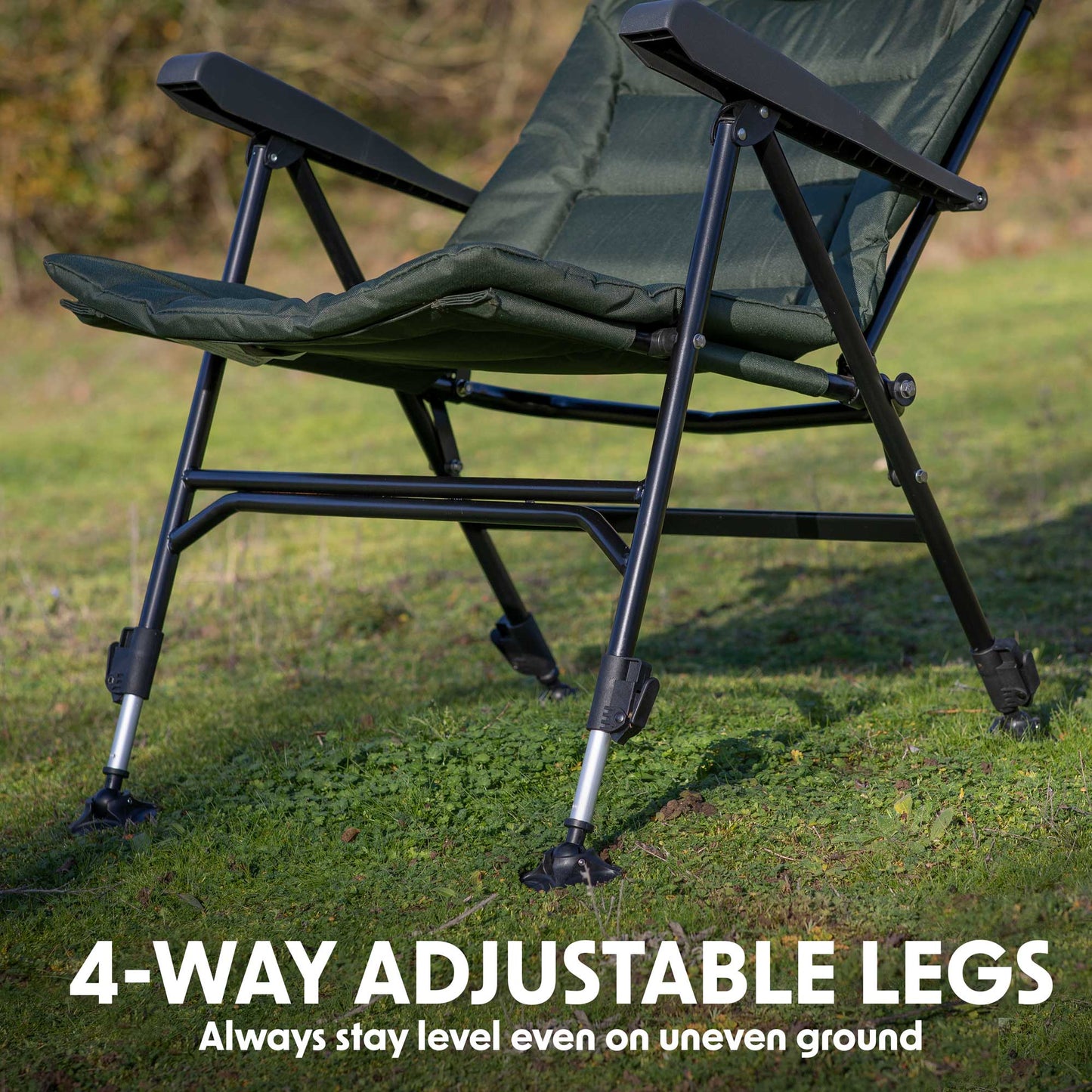 Portable Fishing/Camping Chair, Reclining, Adjustable, Water Resistant, Foldable - DL74