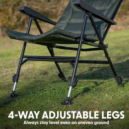 2-Man Fishing Bivvy, Lightweight, Waterproof & UV Protection with Camping Chair & Adjustable Bedchair- DL143