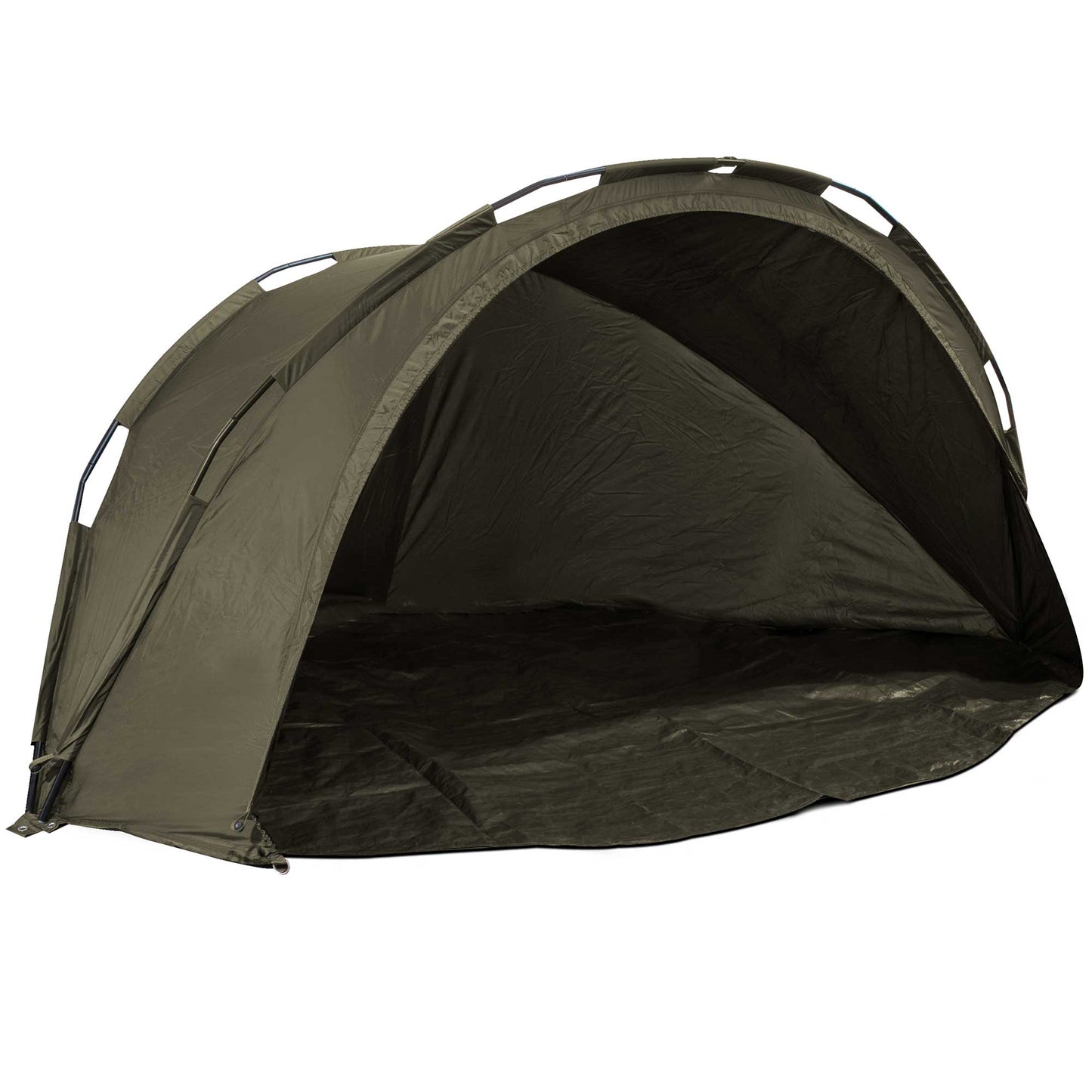 Fishing Bivvy Tent, 2-Person, UV Protection Quick Assembly Pre-Threaded Poles - DL76