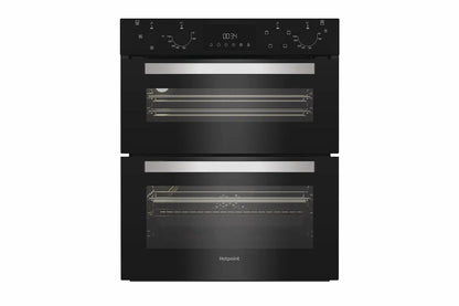 Hotpoint Built-in Under Electric Fan Double Oven | DUH10DB | Black