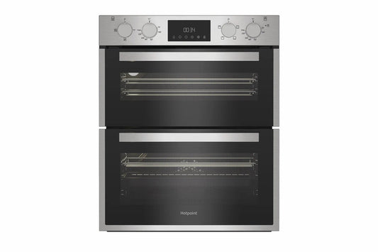 Hotpoint Built-in Under Electric Fan Double Oven | DUH10DIX | Stainless Steel