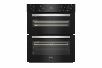 Hotpoint Built-in Under Electric Fan Double Oven | DUH12G1B | Black
