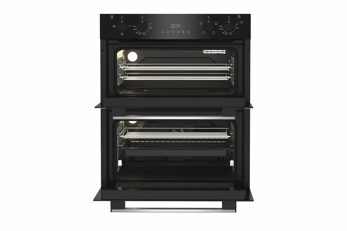 Hotpoint Built-in Under Electric Fan Double Oven | DUH12G1B | Black
