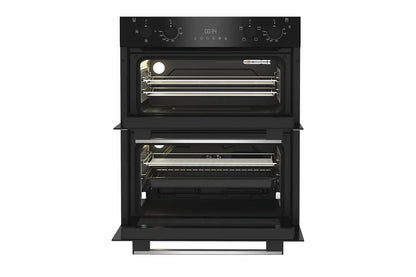 Hotpoint Built-in Under Electric Fan Double Oven | DUH12G1B | Black