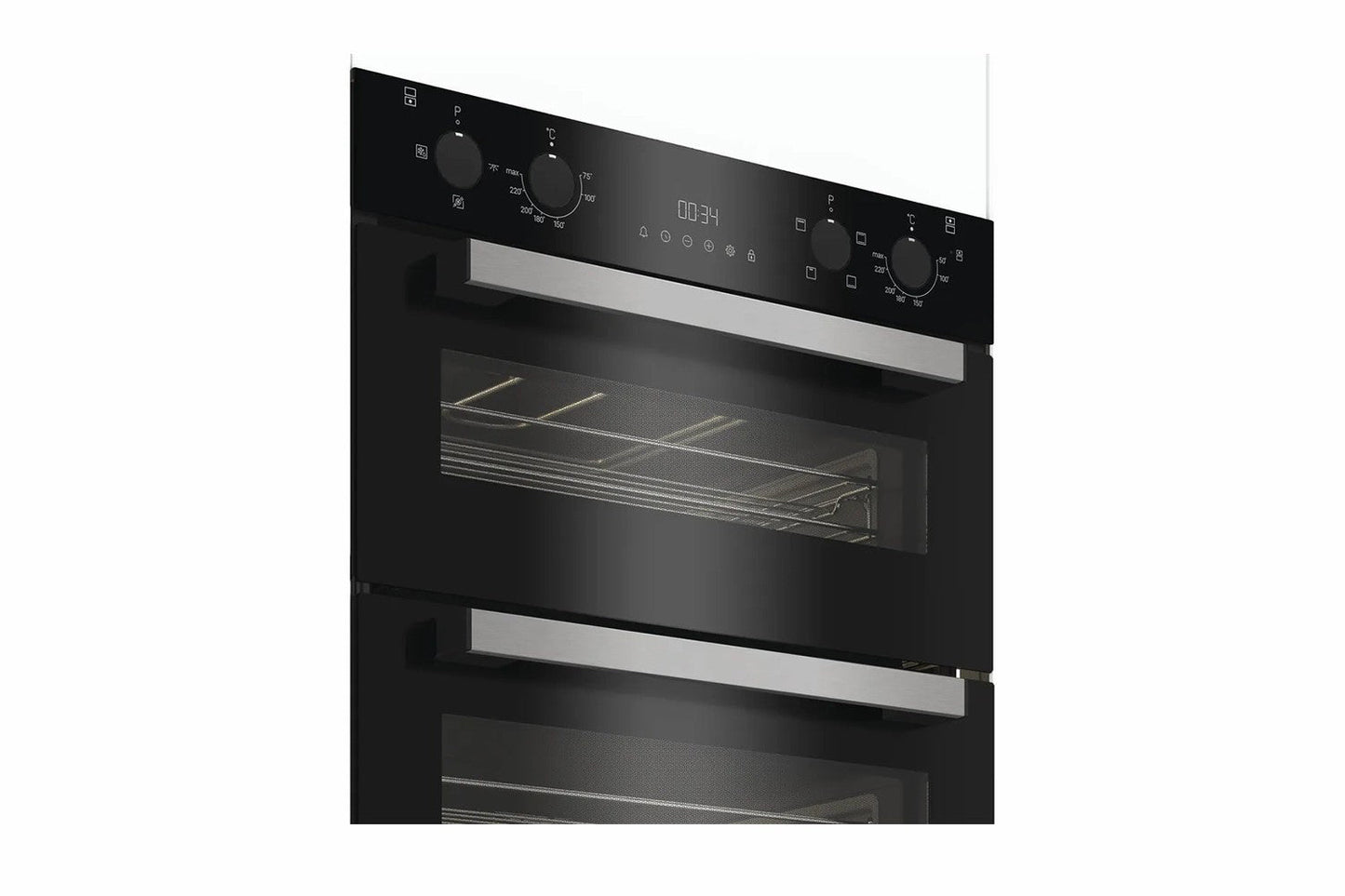 Hotpoint Built-in Under Electric Fan Double Oven | DUH12G1B | Black
