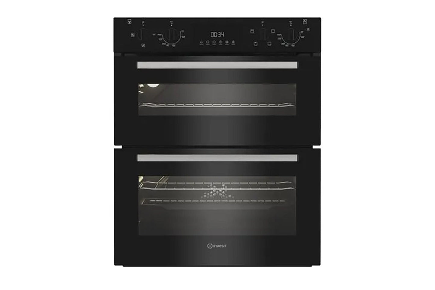 Indesit Built-in Double Oven | DUI10DB | Black