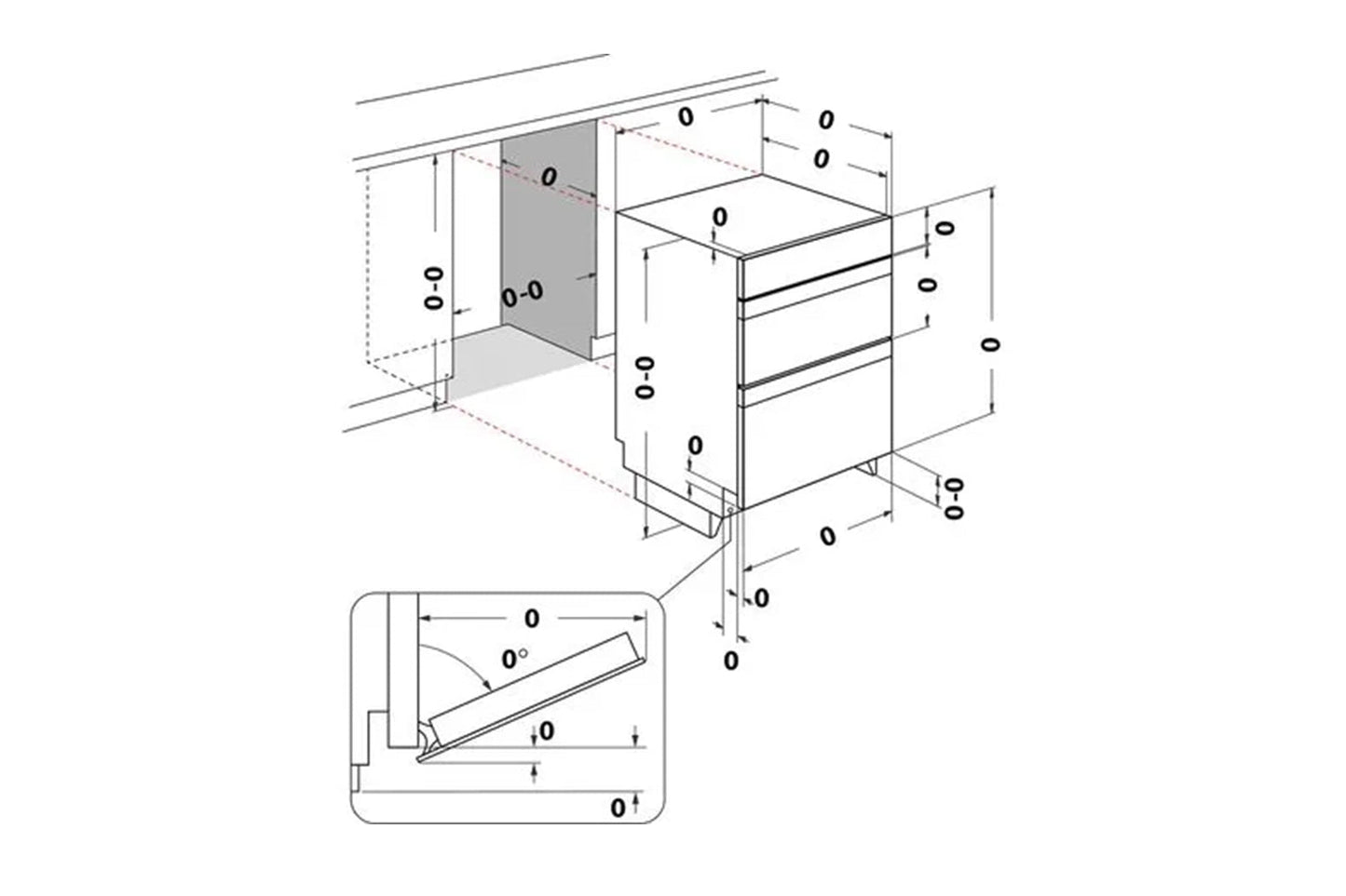 Indesit Built-in Double Oven | DUI10DB | Black