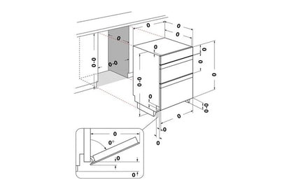 Indesit Built-in Double Oven | DUI10DB | Black