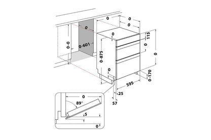 Indesit Built-in Double Oven | DUI12DIX | Stainless Steel