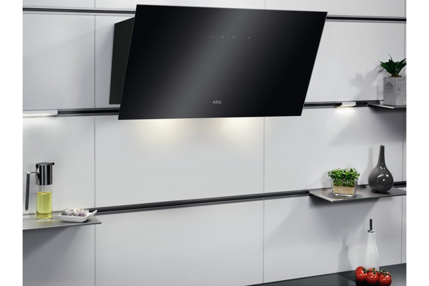 AEG 6000 Series 60cm Hob2Hood Chimney Cooker Hood | DVX5661HB