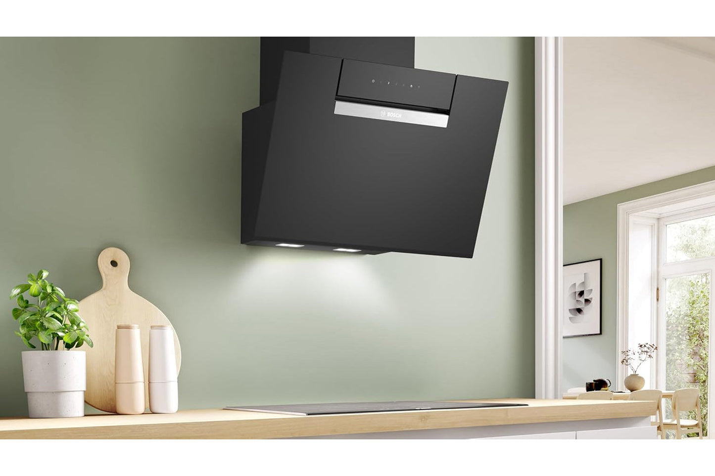 Bosch 60 cm Series 2 Wall-Mounted Cooker Hood | DWK67FN60B