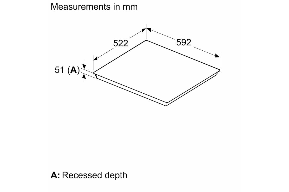 Siemens iQ500 60cm Built-in Induction Hob | ED651HSB1E