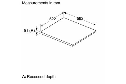 Siemens iQ500 60cm Built-in Induction Hob | ED651HSB1E